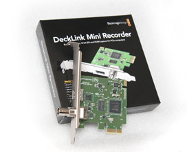 Blackmagic Decklink Mini Recorder HDMI SDI capture card