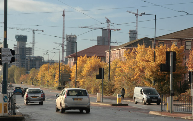 Taken Nov '08 from the corner of Eccles New Rd & South Langworthy Rd, with Media City in the background