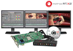 Matrox RT.X2 video editing card & breakout box