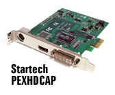 Startech PEXHDCAP HDMI & DVI/VGA/analogue PCIe capture card