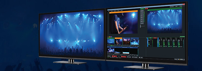 vMix HD video switching streaming software